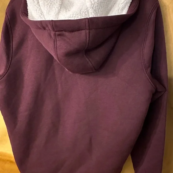 Carhartt Maroon Hooded Jacket - Picture 4 of 6